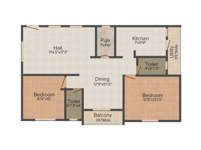floorPlan of SVS SVS Royal Crystal