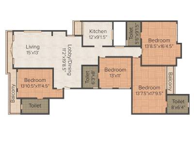 floorPlan of Swastic Swastic Home K-1995