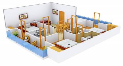 floorPlan of Krishna AK Homes - II
