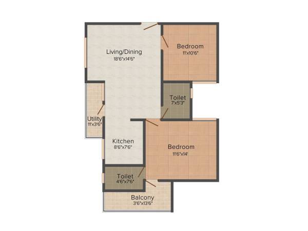 floorPlan of LV Developers Bengaluru LV Sri Chakra Residency