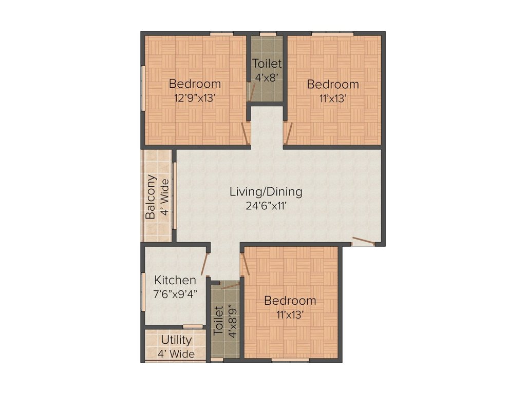 Galaxy Heights Constructions Maak Living Space Residency