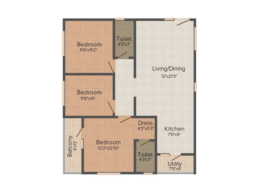 Indya Estates Indya The Greens   Oak