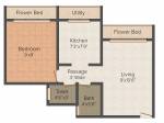 floorPlan of Hiray Hiray Mogra Apartment