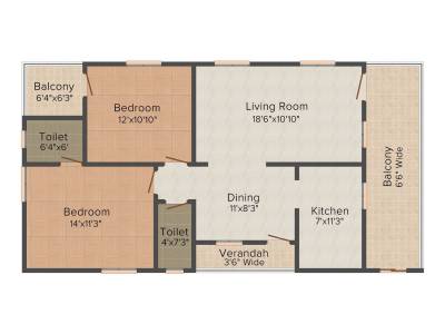 floorPlan of Siva Ganga 2