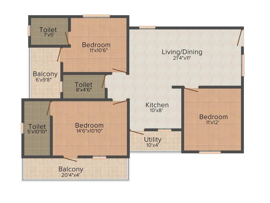 Sareen Associates Sareen Mannat Apartment