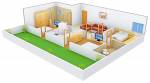floorPlan of Om Construction Faridabad Om Property C 3216