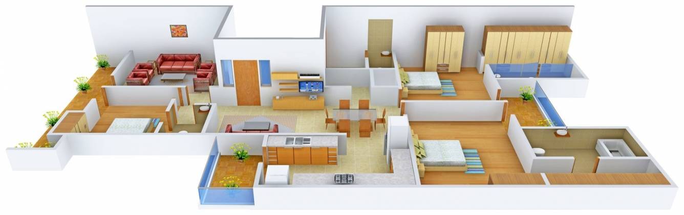 Raheja Raheja Floor   1