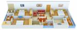 floorPlan of Yash Buildcon Jaipur Yash Apartment-268PN