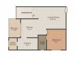 floorPlan of Baldota Brothers Baldota Uniworth Tranquil Rowhouse