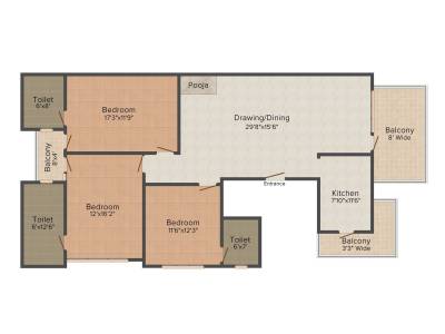 floorPlan of Chanana Real Estate Chanana Homes - 5