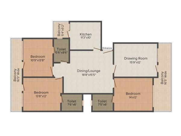 floorPlan of Espace Espace Floors - 5