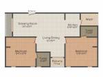 floorPlan of Victory Estates Victory Krishna Kunj Daffodil