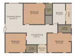 floorPlan of Victory Estates Victory Krishna Kunj Daffodil