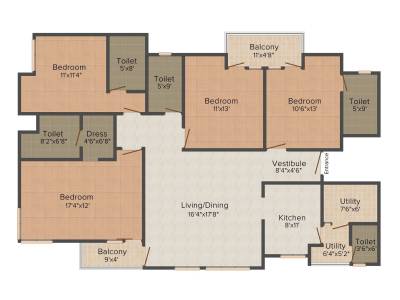 floorPlan of Goel Buildtech Goel M - 8