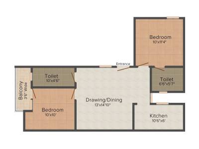 floorPlan of Bhati Property CCS Bhati Homes - 1