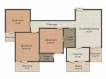floorPlan of Regal Samarth Krishna Builders Krishna Triveni Heights