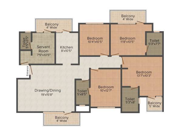 floorPlan of RAS RAS Kings County