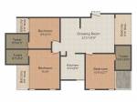 floorPlan of Shree Ram Estate and Developers Gurgaon Shree Ram Aashiana Apartment