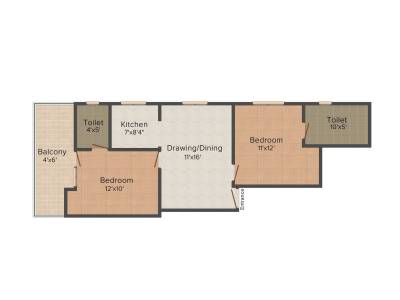 floorPlan of Aggarwal Estate And Consultants Aggarwal Homes - 12