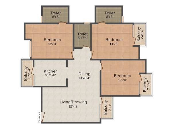floorPlan of Pandya Group Pandya Shakun Elegance