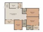 floorPlan of Vasundhara Vasundhara Lilac Chestnut