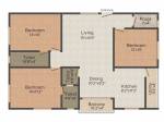 floorPlan of Rohini Constructions Rohini PRK Janaki Heights