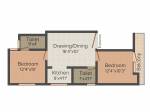 floorPlan of Shri Krishna Builders Bhadauria Apartment 5