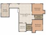 floorPlan of Solid Roofs Pallysree Heights