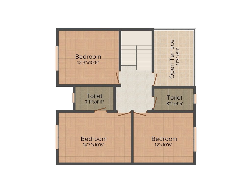 Sandeep Lakeview Enclave Row House