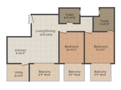 floorPlan of MBR Crest