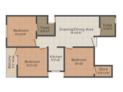 floorPlan of Jamia Associates Jamia Homes 2
