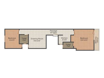 floorPlan of Saini Properties Saini Home - 1