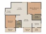 floorPlan of Omshakti Nandani Om Sri Sai Residency
