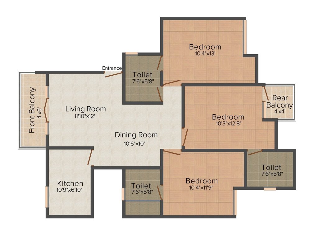 Rajdhani Realtech Rajdhani Sushant Lok Floors