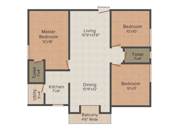 floorPlan of Aggarwal Aggarwal Floors 2