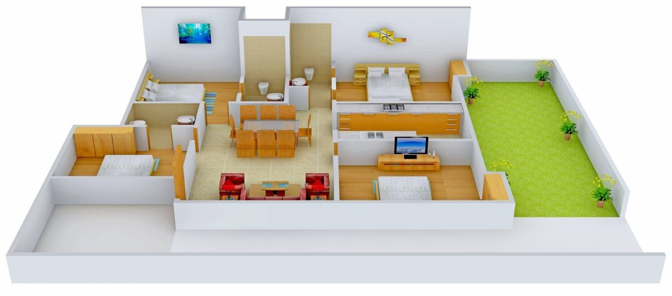 Lord Lord Krishna Floors C3470