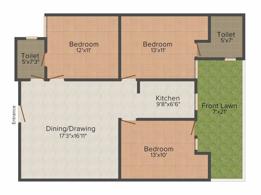 Om Construction Faridabad Om Floors 3 B 615