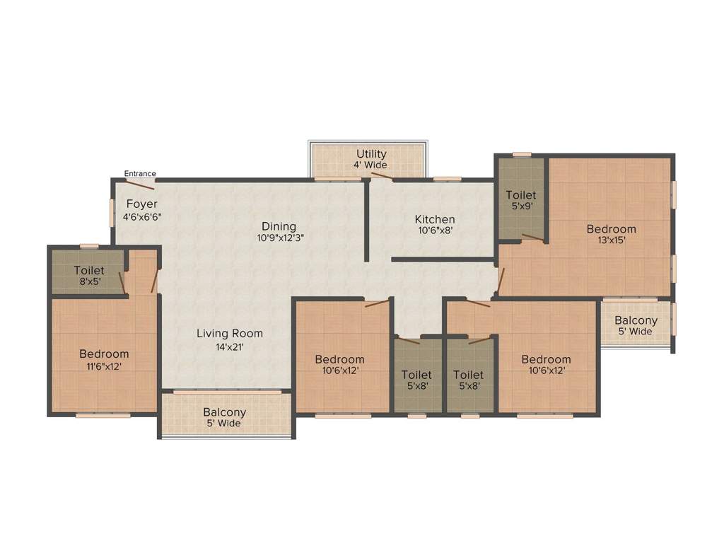 Shri Ganpati Properties Shri Ganpati Floors   BF   105