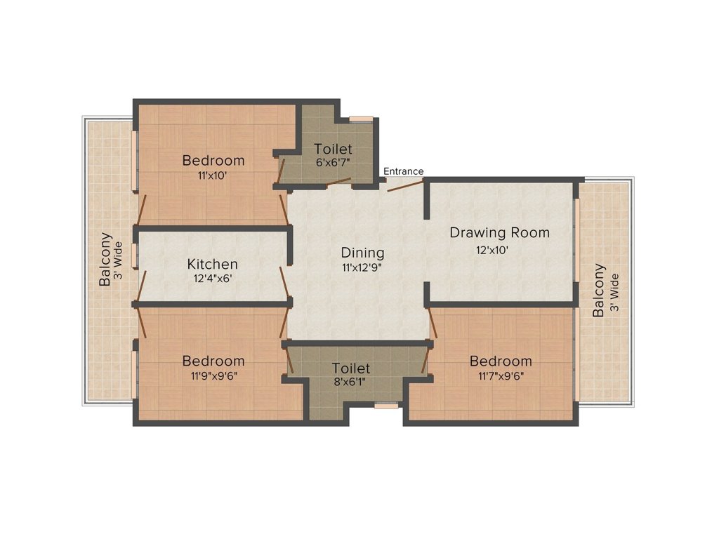 Shri Ganpati Properties Floors   BF 75