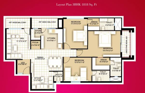 om-shree-kings-court Floor Plan Floor Plan