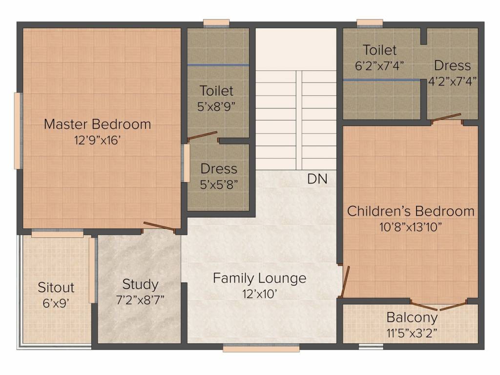 Raam Developers Raam Triplex Home