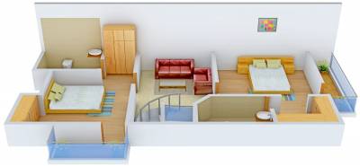 floorPlan of Aftab Constructions Aftab Palm Meadow