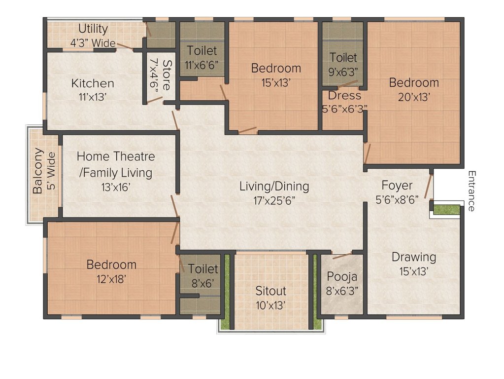 Vamsiram Jyothi Lotus Huda Heights