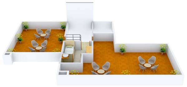floorPlan of Omaxe Omaxe Royal Residency Rose Ville