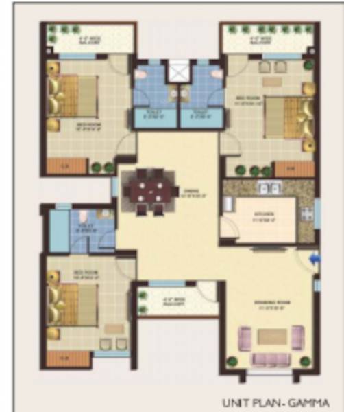  omaxe-greens-gt-4 Floor Plan Floor Plan