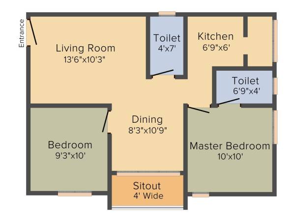 floorPlan of VR Elegance
