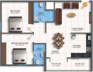  tulips Floor Plan Floor Plan