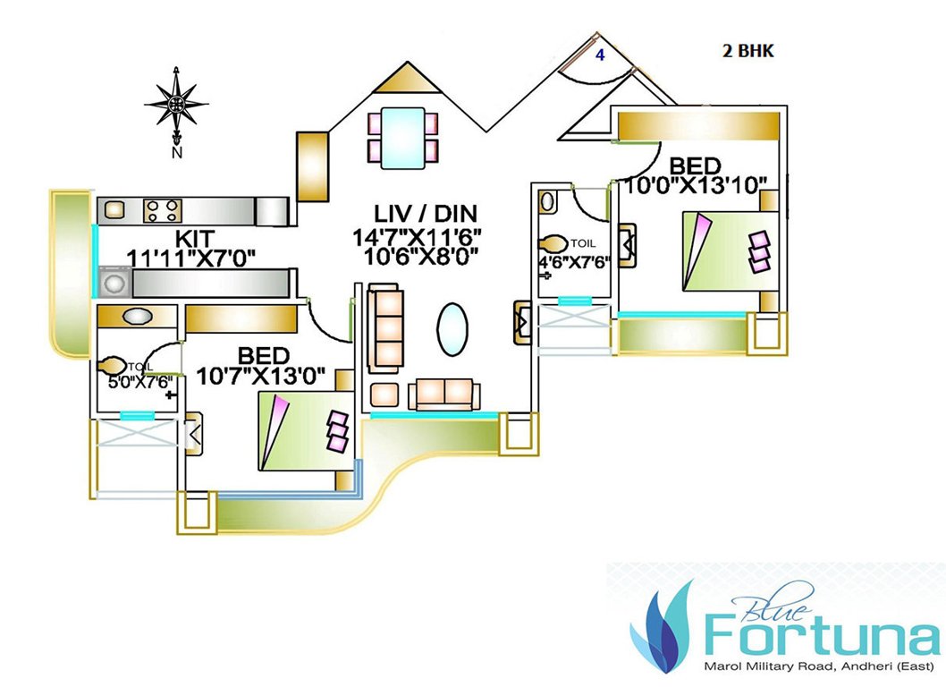  blue fortuna phase ii Floor Plan Floor Plan