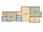 floorPlan of Sunbeam Sunbeam Sulekha Apartment