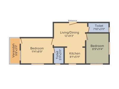 floorPlan of Bengal Sristi Abasan Ashirbad